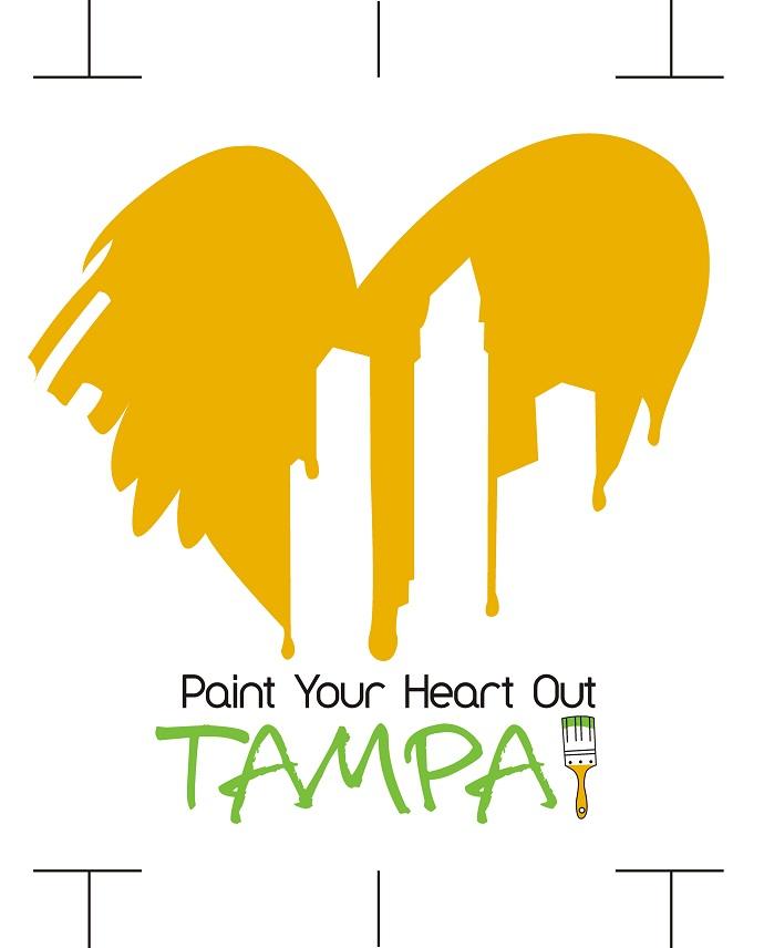 Paint your heart out Tampa logo
